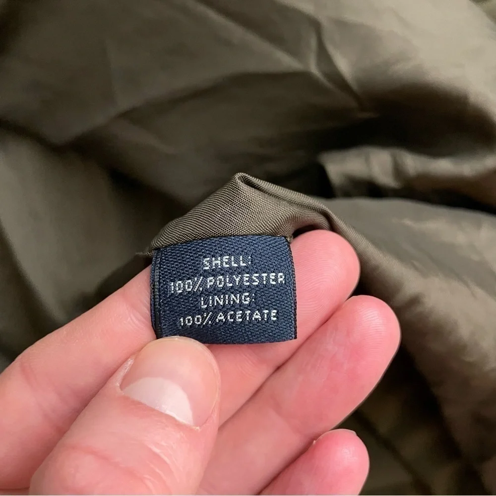Brooks Brothers Top Coat Olive Men’s Size Large